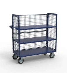 Mesh Assembly Trolley with 3 Shelves TS-3P