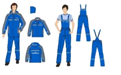 Women's Workwear Sets (Jacket & Overalls) for Transneft Employees