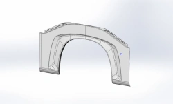 Right Rear Arch Cover for Vehicles 6241-03-5002826