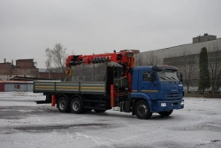 Multi-functional Truck with Hydraulic Crane MKMA on KAMAZ 65117 Base 64K35N-UK
