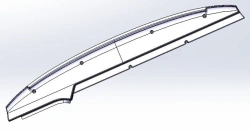 Vacuum-Formed Exterior Trim for Vehicles 5299-401-5206021