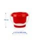Baby Toy Bucket "Malish" - 0.85L Plastic Play Bucket
