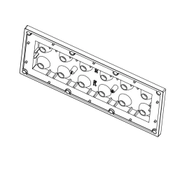 LED Lens for AMT-HB-173x70-5050(12)-30 Lighting Fixtures