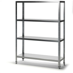 Kitchen Industrial Rack Made of Galvanized and Stainless Steel