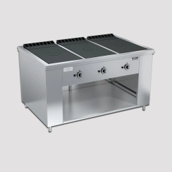 Professional Gas Stove with Closed Flame PGR-IIA-3C "Maxi