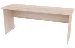 Light Beech and Dark Ash Writing Desk 1800x600x750mm 405.309