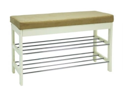 Wooden Frame Bench for Household and Public Spaces