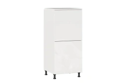 High Gloss White Sherwood LD.281690.000 Vanity Facade Set 400