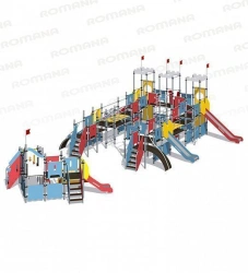 Children's Play Complex for Thematic Games and Physical Development - Romana 101.51.00