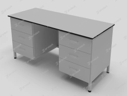 Laboratory Table Series SL (Double Pedestal with Drawers)
