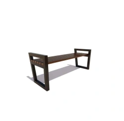 Murom Park Bench Without Backrest, Article 77127
