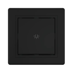 CADUCEUS ALING PRESTIGE Soft Touch Light Switch 10A, 250V, Black