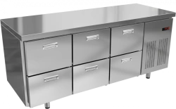 Stainless Steel Refrigerated Table Kroner SX 6Y-180-60