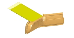 Rear Podium Cladding with Panel for Electric Bus 6274 - 529222-5107110