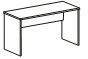 Wooden desks for offices, administrative premises of "Style B" series