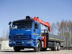 Multi-functional Vehicle with Hydraulic Crane KMA on KAMAZ 65117 Base 64K03N-U5