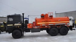 Light Oil Transport Tanker UZST02 Model 6619A-16 on Ural 4320-80 Chassis