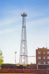 Steel Narrow-Base Lightning Rods for Protection