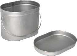 Titanium Oval Camping Pot for Cooking