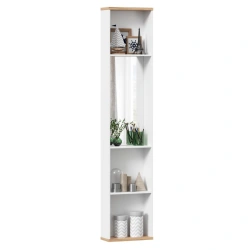 Urban LD.528080.000 Shelf with Mirror (White/Golden Oak)