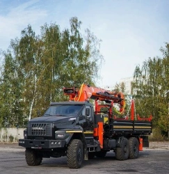 Multi-functional Hydraulic Truck with Crane on Ural 4320 Base - Model U0K03N-4Z040