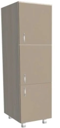 Medical Cabinet KSM 1-08 - 3 Levels with Adjustable Feet