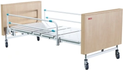 Functional Electric Hospital Bed with Height Adjustment and Metal Sides MEGI Salvita 1