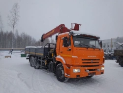 Hydraulic Crane Truck MKMA on KAMAZ 65117 Base - Model 64K37N-UG