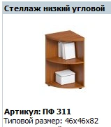 Low Corner Rack "Profi" Model PF 311