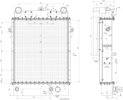 Radiator Block for Engine Cooling BR-534A.1301.000