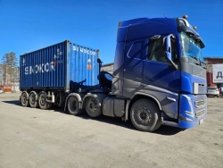 Three-Axle Container Carrier Semi-Trailer CS-453