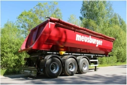 MSK-361 Three-Axle Dump Semi-Trailer for Bulk Cargo Transport