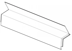 Fiberglass Flange for Tram Car Exteriors and Interiors, S.15-21.30.506