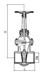 Welded Wedge Gate Valve ZS DN 50-1500 PN 0.1-6.3 MPa