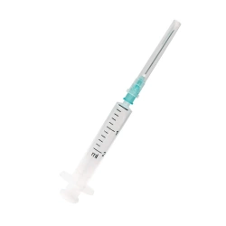 Sterile Single-Use Two-Part Injection Syringes with Needles 2ml