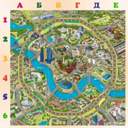 Educational Play Field "My Capital" (980x980 cm)