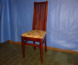 Brown Wooden Square Chair 370x370x450 mm