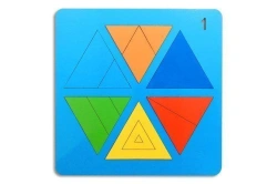 Triangle Puzzle Game No. 1 for Sensory Development