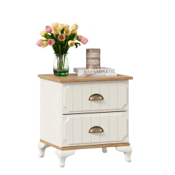 Villaggio Nightstand in Alabaster/Golden Oak - LD.680130.000