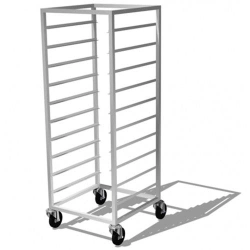 Stainless Steel Dish Transport Cart (Double Row) TTT