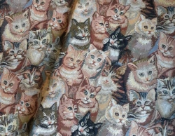 Plush Jacquard Upholstery Fabric "Fluffies", Art. 300727