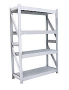 Modular Metal Shelving System for Storage Solutions