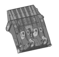 EX-1200.FST-59X Rear Wall for Excavator Bucket with Bottom Discharge