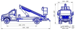 Transport Means with Elevating Lifts and Work Platforms R180T, VA180T Velmash-S type 47192 modification 47193H