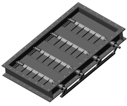 Dust-Gas-Air Duct Valve PGVU 800*1200