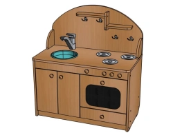 Children's Play Kitchen Set for Preschool, Model #6/NIM24