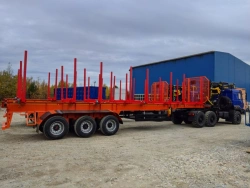 Three-Axle Logging Semi-Trailer BZAP 94553H