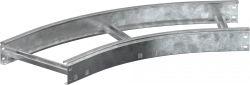 LESTA 45° Cable Tray Bend 100x500mm R600 HDZ CPG05-4-45-100-500-HDZ