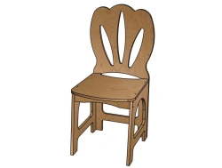 Lira Chair for Preschool Games, Height 300mm, Model StD86