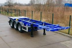 Three-Axle Container Carrier Semi-Trailer for 20/30 ft Tanks (Model 9453-0000010-30)